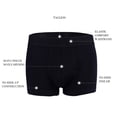 thumbnail image 3 of Charmo Men's Boxer Briefs Cotton Underwear Tag-Free Boxer Panties, 6 Pack, 3 of 6