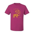 thumbnail image 2 of Cute Elephant Love Imagine Inspirational/Christian Men's Graphic T-Shirt, Fuschia, X-Large, 2 of 3