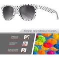 thumbnail image 2 of Polka Dot Retro Fashion Sunglasses for Women Trendy Vintage 50s UV Protection Sun Glasses, 2 of 6