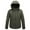 Green, variant on Heated Jacket for Men and Women, Smart Electric 4 Areas Heating Jacket, Winter Outdoor Lightweight Electric Heating Coat (Battery Not Included)