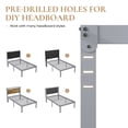 thumbnail image 6 of Merrland 14" Twin Size Metal Platform Bed Frame with Under-bed Storage, Heavy-duty, No Box Spring Needed, Easy Assembly, Grey, 6 of 10