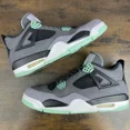 thumbnail image 3 of Ni - ke Jordan 4 Retro Green Glow 2013 Size 12 308497-033 Grey Men’s Sneakers OG Rare, 3 of 5