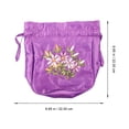 thumbnail image 2 of unbranded Bordado Morado Con De Cordón Para Mujer Estilo Étnico Y Diario, 2 of 6
