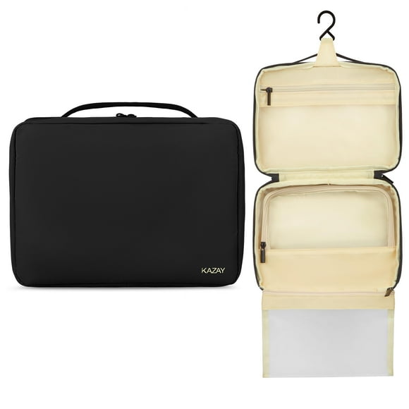 Neceser colgante KAZAY con funda aprobada por la TSA, color negro