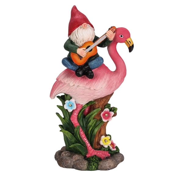 Solar Garden Statue Outdoor Lawn Yard Ornament Backyard Landscape Decor