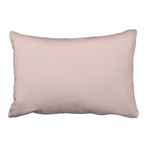 Winhome Decorative Decors Blush Peachy Light Pink Solid Color