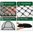 thumbnail image 3 of NuVue Products 32100 Pop-Up Garden Netting Pest Guard Mesh Plant Cover Tents for Pest and Animal Control, Pack of 2, Black, 22" x 22" x 22", 3 of 10