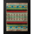 thumbnail image 2 of Grey, Jace 15x18 Black Modern Framed Museum Art Print Titled - Aztec Pattern 2, 2 of 5