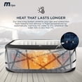 thumbnail image 5 of MSpa Soho Square Inflatable Bubble Massage Spa for 4-6 Person, Energy-Efficient, 5 of 9