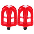 thumbnail image 1 of Miangastore Pédales de Vélo Surface Antidérapante Conduite Sécurisée 1 Paire Plastique Rouge, 1 of 8