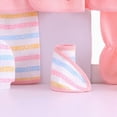 thumbnail image 4 of CAUYDY Baby Girls Shower Gift Preemie Boys Fall Clothing Infant Layette 2 Long Sleeve Shirt + 2 Pants + Hat + Bib + Bellyband 7 Pieces Soft Set Sizes 0-3 Months,Pink, 4 of 7