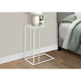 thumbnail image 4 of Monarch Specialties Accent Table, C-shaped, End, Side, Snack, Living Room, Bedroom, Tempered Glass, 4 of 5