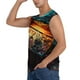 thumbnail image 3 of Fotbe Underwater Treasure Chest Men's Camiseta sin Mangas Estampada para Hombres, Playera Casual para Gimnasio, Entrenamiento, Playa-X-Large, 3 of 7