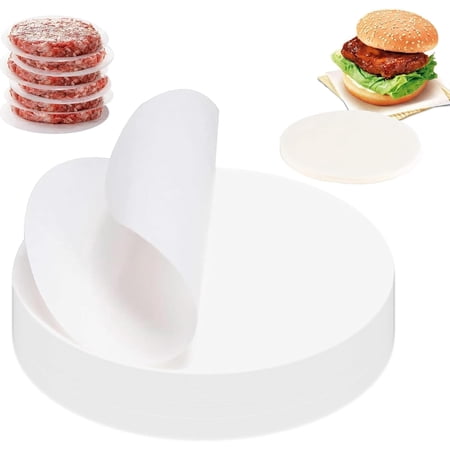 150 PCS Non-Stick Hamburger Patty Paper Round Wax Paper Baking Pads for Grilling Baking Cooking Candy Wrappers Oven Microwave Freezer Safe Household 150 PCS Non-Stick Hamburger Patty Paper Round Wax Paper Baking Pads for Grilling Baking Cooking Candy Wrappers Oven Microwave Freezer Safe Household