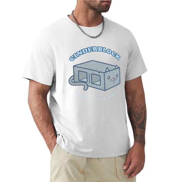 Camiseta negra gruesa para hombre camisa vintage en blanco ropa de algodón