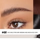 thumbnail image 4 of Lápiz para cejas Espoce, pack de 2, 4 puntas, resistente al agua, vegano, marrón oscuro, 4 of 9