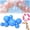 7 Balls*blue, variant on Reusable Inflatable Balloon Garland Arch Kit, Reusable PVC Balloon Garlands, 3/7 Pcs Linked Pvc Balloons with Elastic Bands, Party Decoration for Birthdays, Weddings & Celebration (7 Balls*Purple)