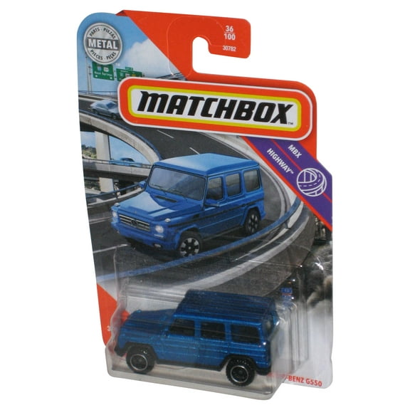 Matchbox MBX Highway (2020) Blue '15 Mercedes-Benz G550 Toy Car #36/100