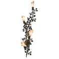 thumbnail image 4 of Meyda Tiffany 176714 Vinca Vine 4 Light 51" Tall Wall Sconce - Wrought Iron, 4 of 5