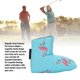 thumbnail image 3 of Funda Para Mazo Putter, Funda Para Cabeza De Con Cierre Magnético Y Bordado De Flamenco, Color Cielo Para Protección De Mazo Putter, 3 of 7