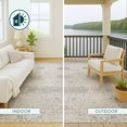 thumbnail image 4 of Addison Rugs Chantille Indoor/Outdoor Transitional Spiral Ivory Machine Washable Rectangle Rug, 10' x 14', 4 of 8