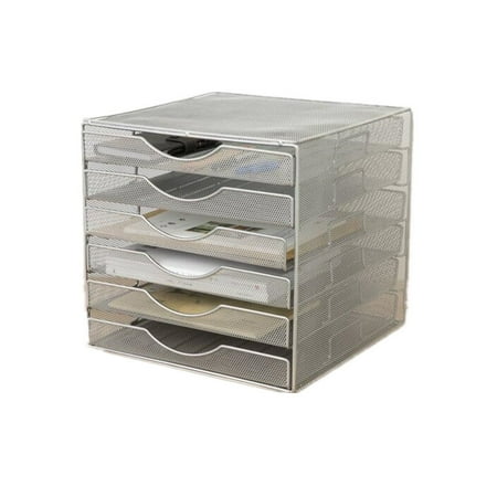 Pro Space Letters Trays File Organizer Wire Mesh Desktop
