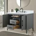 thumbnail image 3 of Vanity Art 48" Single Sink Bathroom Vanity Cabinet with Engineered Marble Countertop, 3 of 9