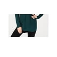 thumbnail image 3 of INC International Concepts Women's Shirttail Sweater Green Size X-Small, 3 of 3