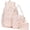 Pink, variant on Backpack Large Capacity Bookbag Water-Resistant Laptop Backpacks for adults, Lightweight Travel Daypack for Women Middle School College