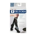 Women's Trouser Socks, Dress Style, Diamond Pattern 1520 mmHg, Navy