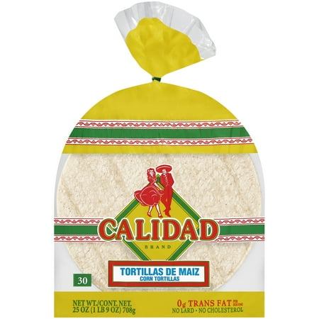 Calidad® Corn Tortillas 25 oz. Bag