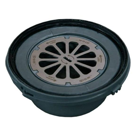 Fundo Click and Seal Drain Kit 2", Black - Shower Drain Replacement for Fundo Shower Bases, Point, Linear & Curbless Showers - Fast Installation, Adjustable Tile Cover, Solid Drain Body