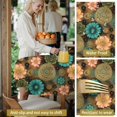 thumbnail image 5 of Pioneer Flower Floral Print Pattern Round Tablecloth 60 X 60 Inch, Wrinkle Resistant Wipeable Table Cloth for Kitchen Dining Picnic Patio Party, 5 of 6