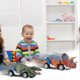 thumbnail image 3 of 6pcs/set Children Simulation Dinosaur Toy Pull Back Car Tyrannosaurus Model Toy Racing Vehicles Kids Xmas Gift, 3 of 4