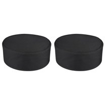 2 PCS Chef Breathable Chefs Skull Cap Hard Hat with Chin Strap
