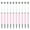 Candy light pink, variant on 10 Pcs/Set Beadable Ballpoint Pen 1.0mm Multicolor Bead Pen Black Ink Pen