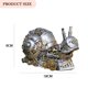 thumbnail image 3 of Resina mecánica Punk perro estatua artesanía Steampunks Animal escultura arte decoración (C) Ehuebsd Libre de BPA, 3 of 6