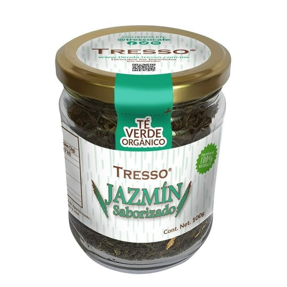 Té Verde Orgánico Saborizado Tresso Jazmín 100 g