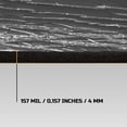 thumbnail image 3 of Siless Liner 157 mil (4 mm) 36 sqft Aluminum Foil Finish Car Sound Deadening & Heat Insulation Closed Cell Foam - PE Foam Sound Deadener, 3 of 8