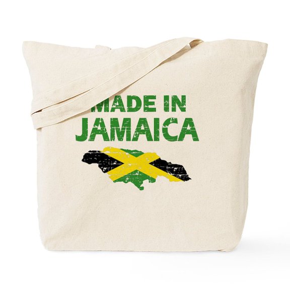CafePress - Made In Jamaica Tote Bag - Unisex Canvas Tote Bag, Beige, 1-Piece