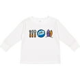 thumbnail image 3 of Inktastic Surfing Eat Sleep Surf Boys or Girls Long Sleeve Toddler T-Shirt, 3 of 5
