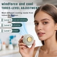 thumbnail image 2 of Cruise Essentials 2026 Portable Clip On Fan Mini USB Rechargeable Bladeless Personal Fan 360° Rotatable 3 Speed Silent Wearable Cooling Fan for Travel Outdoor Office,White, 2 of 6