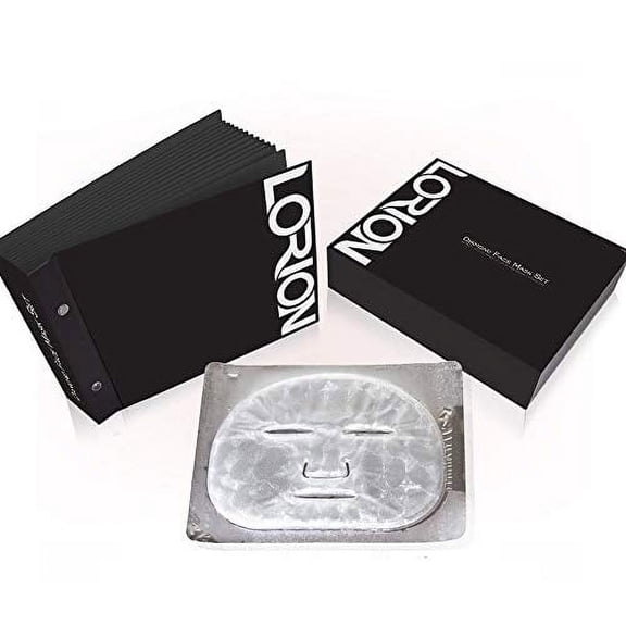 Lorion DIAMOND Face Mask Set with Innovative Gem Powder to Illuminate and Brighten Skin; 12 Masks  2.8oz each