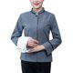 thumbnail image 1 of Uniformes de limpieza Mangas de manga larga Cómodo recto Transpirable Camarera transpirable Ropa para hoteles Restaurantes Tiendas de café Gris 4XL Estilo de las mujeres Eigraketly LF000333-20, 1 of 7