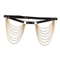 thumbnail image 5 of Belt Waist Chain Gothic Hiphop Pants Chain Body Chains Cosplay for Nightclub Golden, 5 of 8