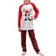 thumbnail image 4 of Pijama de Navideño familiar y estampado de sombrero blusa de manga larga + pantalones de patrón a cuadros ; Niños-3-4 Años, 4 of 5