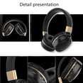 thumbnail image 6 of Skegnu Headphones Headphones Wireless Bluetooth Headset Subwoofer Bluetooth Mobile Computer Game Music Sports Game Headphones Great Gifts for Less for Music,Work,Gaming,Movie Watching, 6 of 9