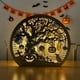 thumbnail image 2 of Cartel de madera para mesa de Halloween. Adorno luminoso para mesa con forma de calabaza. Adorno para mesa de Halloween. Decoración para fiestas., 2 of 5