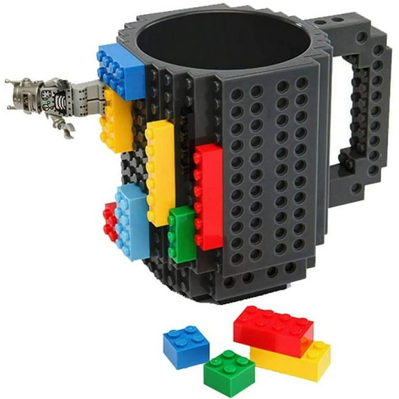 Build-On Brick Mug - BPA-free 12oz Coffee Mug