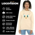 thumbnail image 4 of Looney Tunes Tweety Head Women's Hoodie, 4 of 6